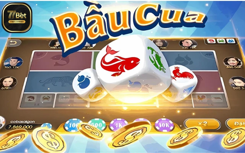 Bầu Cua 77Bet – Trải nghiệm cá cược hấp dẫn không thể bỏ lỡ 3 bau cua 77bet